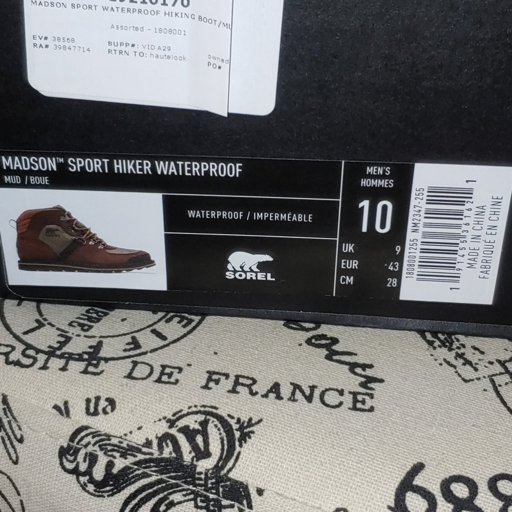 NWT SOREL MADSON SPORT HIKER BOOT - Picture 6 of 7